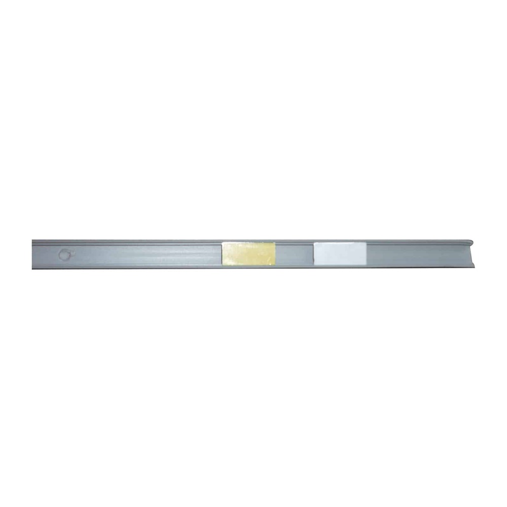 Binario adesivo PVC 500x9 mm colore grigio per fissaggi e supporti leggeri