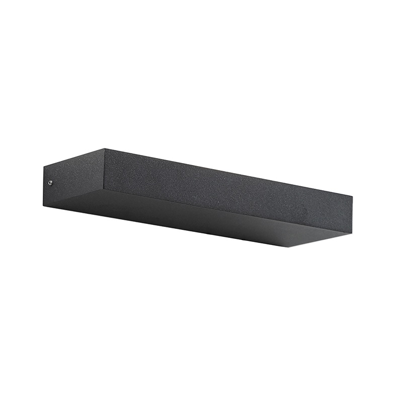 Applique LED monoemissione 15W 3000K IP65 per esterno antracite