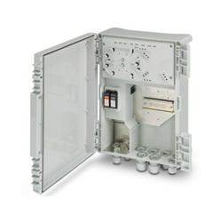 Switch Industrial Ethernet Managed 2 porte PoE 2 porte uplink SFP protezione sovratensione montaggio parete/palo per videosorveglianza