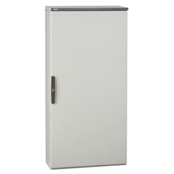 Armadio monoblocco lamiera 1800x1600x400mm 2 porte RAL7035 IP55 IK10 uso industriale
