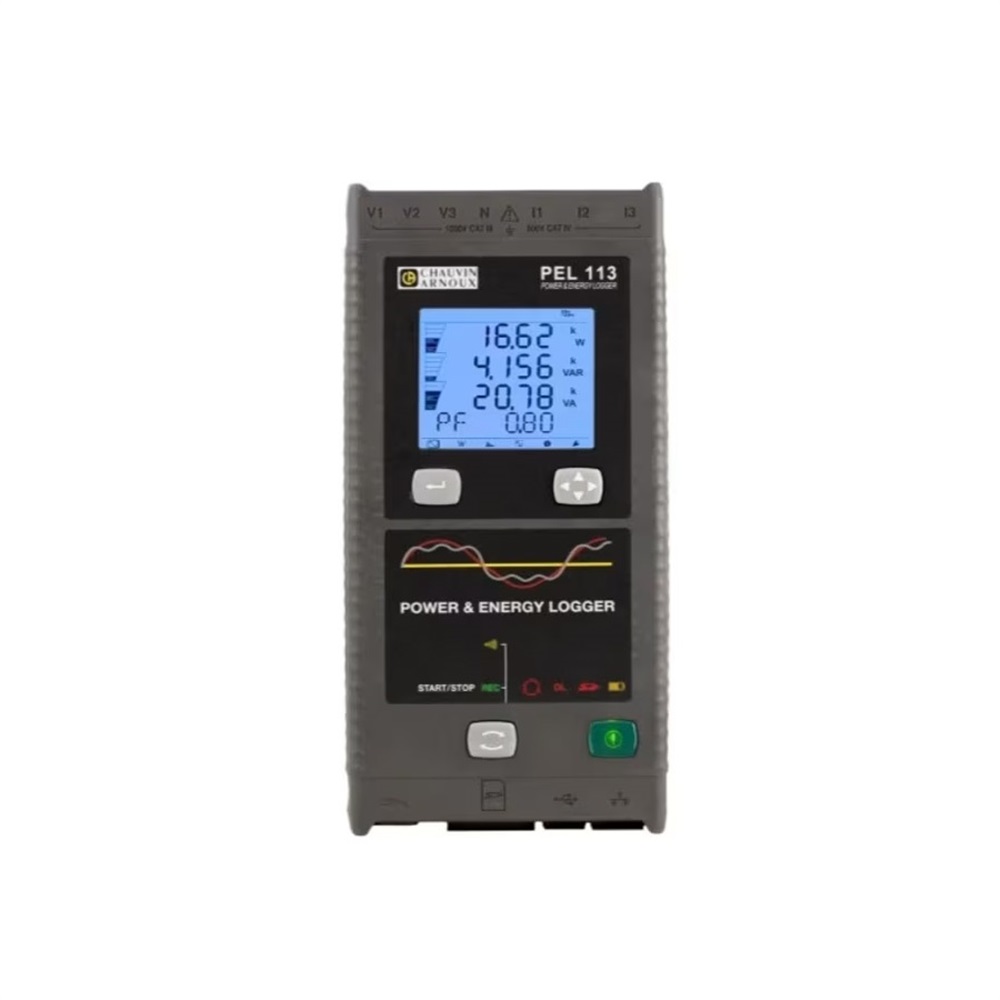 Logger potenza CHAUVIN ARNOUX PEL113 misurazione parametri elettrici professionale