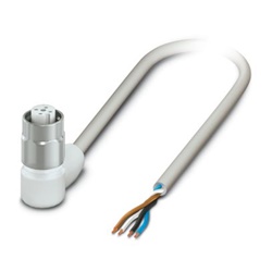 Cavo sensore attuatore 4 poli PP-EPDM grigio 10 m connettore M12 angolato Hygienic Design