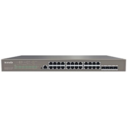Switch PoE Gigabit 24 porte Layer 3 gestione avanzata rete ambienti professionali