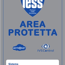 Kit 5 cartelli alluminio AREA PROTETTA 210x297 mm segnaletica sicurezza esterno interno