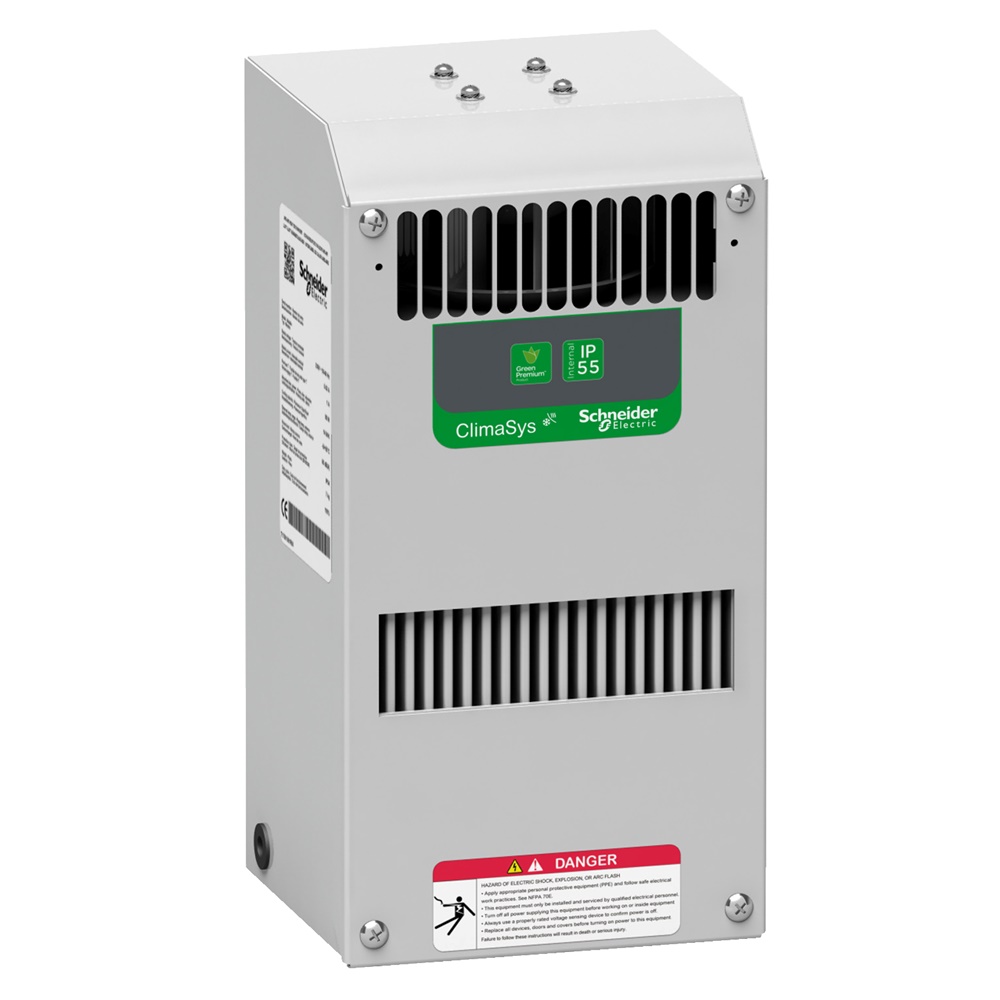 Scambiatore laterale aria-aria 14W/K 230V 50/60Hz per impianti elettrici civili e industriali