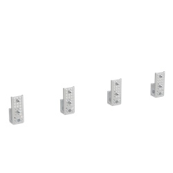 Supporto metallico staffette porta canalina 100x42x70 mm per impianti elettrici