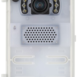 UNIT 2F+ A/V grandangolo con connessione audio video ampia visione per impianti elettrici professionali
