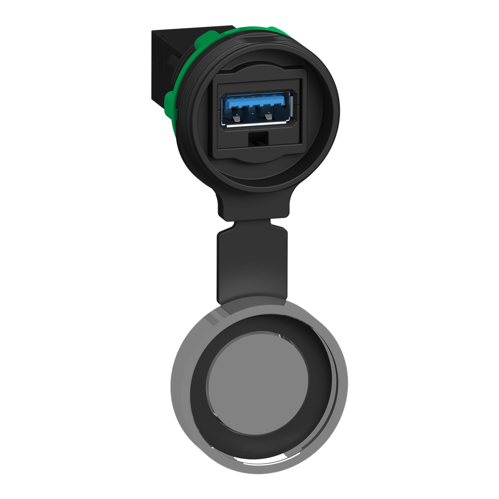 PORTA USB 3.0 TIPO A-A COVER IN MET