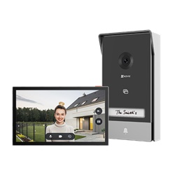 Videocitofono 2 fili Wi-Fi monitor touch 7 per controllo accessi abitazioni uffici