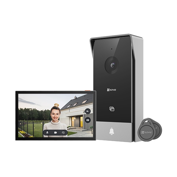 Videocitofono 2 fili Full HD sblocco porta/cancello da App design ultra-sottile per sicurezza domestica