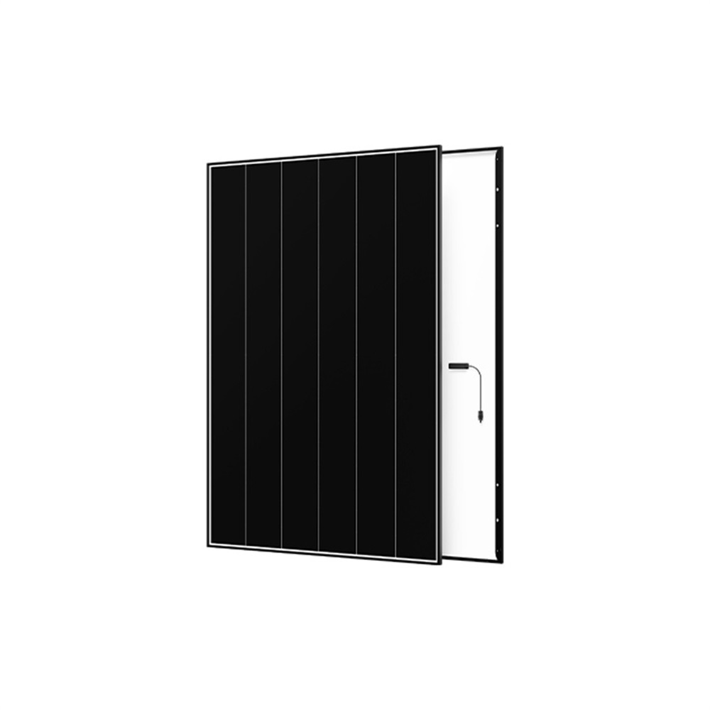 Modulo fotovoltaico 480 W, 108 celle, cornice nera, retro backsheet ad alta resistenza agli agenti atmosferici, misure 1762 x 1134 x 30 mm. 37 pezzi per pallet.