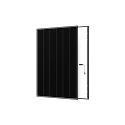 Modulo fotovoltaico 480 W, 108 celle, cornice nera, retro backsheet ad alta resistenza agli agenti atmosferici, misure 1762 x 1134 x 30 mm. 37 pezzi per pallet.