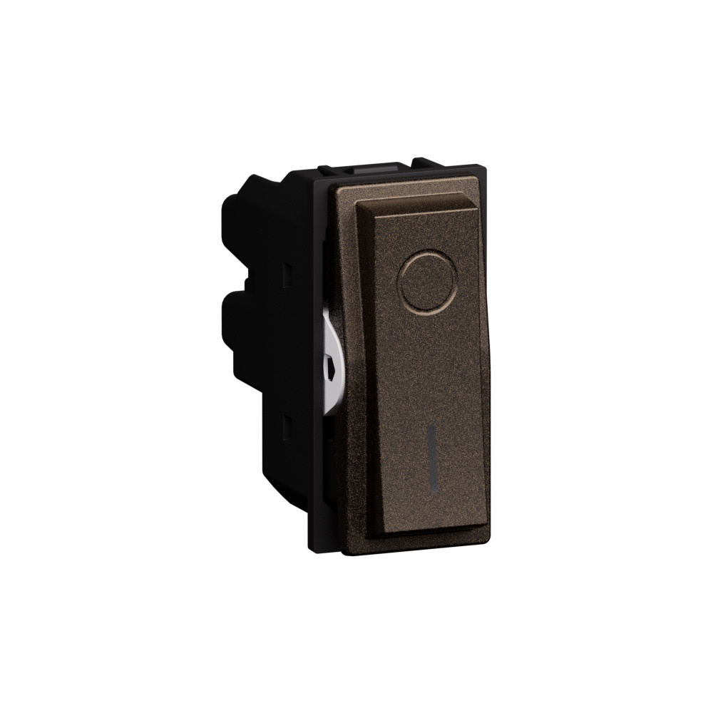 L.NOW - INTERRUTTORE 2P 16AX BRONZE