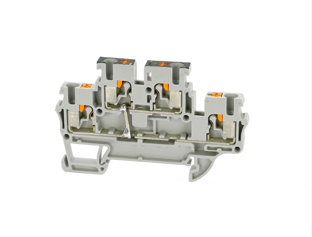 MORS X DIN,PUSH-IN,2LV,SEZ.2,5MM2 G