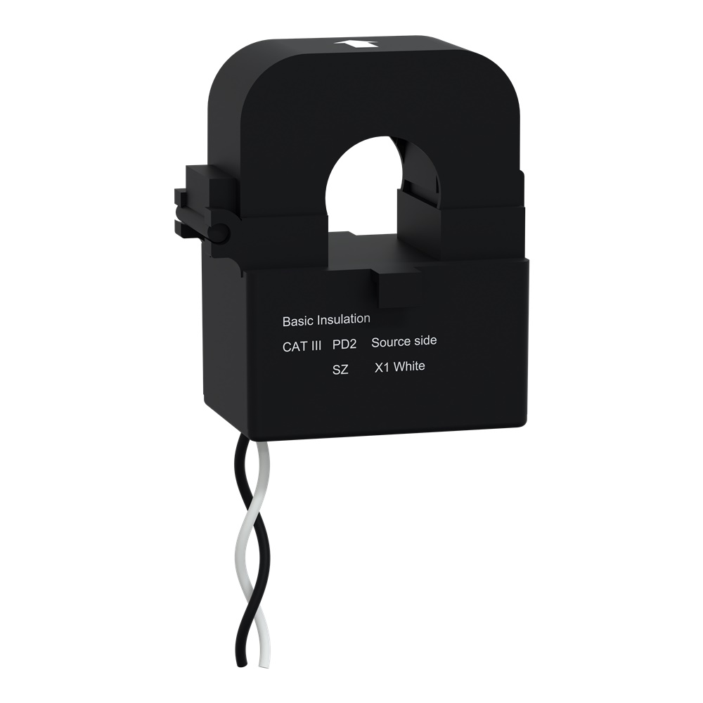 Trasformatore di corrente apribile UL2808 100 A uscita 0,333 V diametro 16 mm cavo 1,8 m per monitoraggio energia