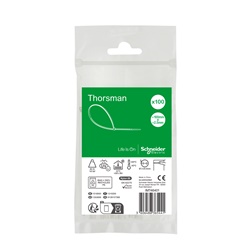 Fascette serracavi 100x2,5 mm trasparenti autobloccanti per cablaggio e fissaggio cavi
