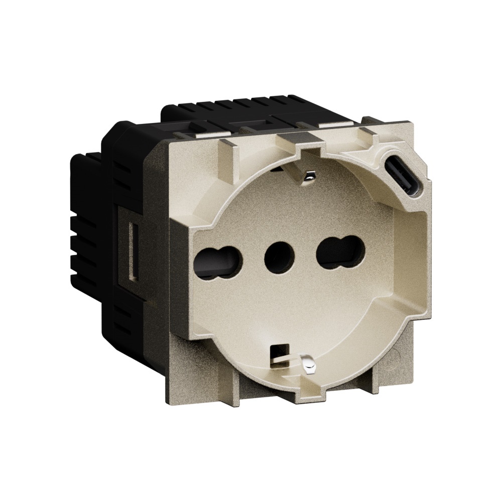 L.NOW - PRESA ITA P40+USB 18W TIPOC