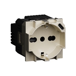 L.NOW - PRESA ITA P40+USB 18W TIPOC