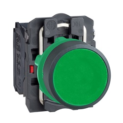 PULSANTE VERDE NO+NC