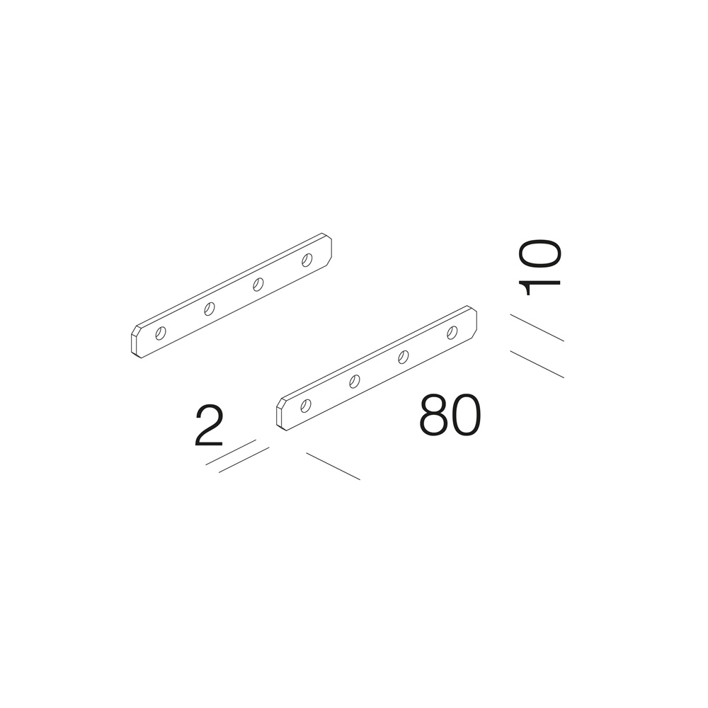 STAFFA GIUNZIONE 6075 ZINCATA