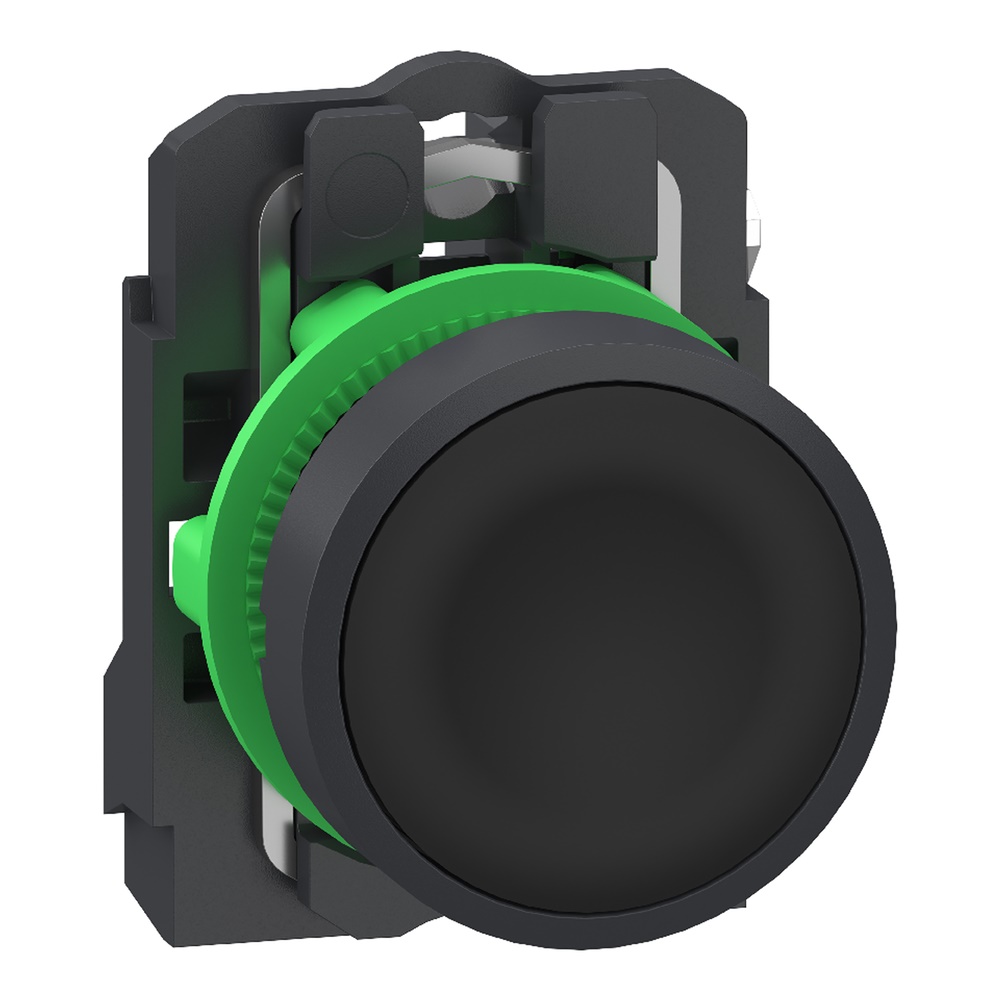 PULSANTE NERO 1NO PUSH-IN