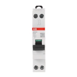 Interruttore Automatico Miniaturizzato S202C 2P 10A Curva C 230V 6kA protezione circuiti