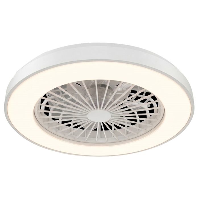Plafoniera LED 3CCT RGB con ventilatore integrato per ambienti interni versatili