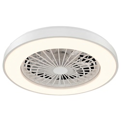 Plafoniera LED 3CCT RGB con ventilatore integrato per ambienti interni versatili