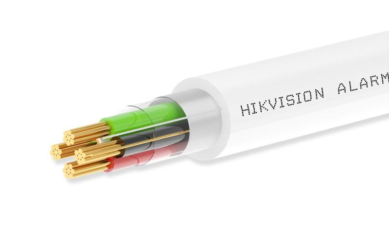 Cavo antintrusione 2+2 conduttori schermato LSZH bianco 100m per impianti allarme