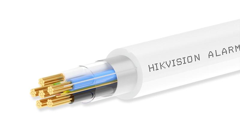 Cavo antintrusione 2+4 core schermato LSZH 100 m resistente fiamma EN50575 per sistemi allarme