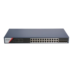 Switch HI PoE Gigabit 24 porte PoE 4 porte SFP Smart Managed per reti professionali