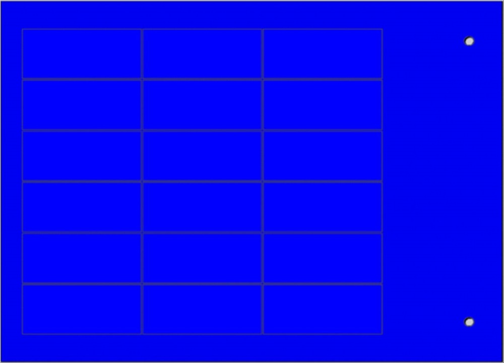 TARGHETTA MG-TAR BLU 17X40 X COMPON