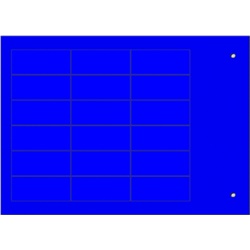 TARGHETTA MG-TAR BLU 17X40 X COMPON