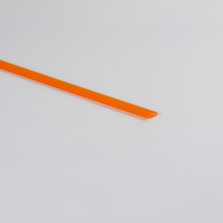 Metro diffusore arancione plastica 12,5 mm protezione fissaggio luce uniforme