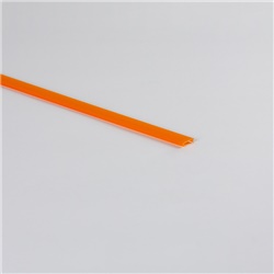 Metro diffusore arancione plastica 12,5 mm protezione fissaggio luce uniforme