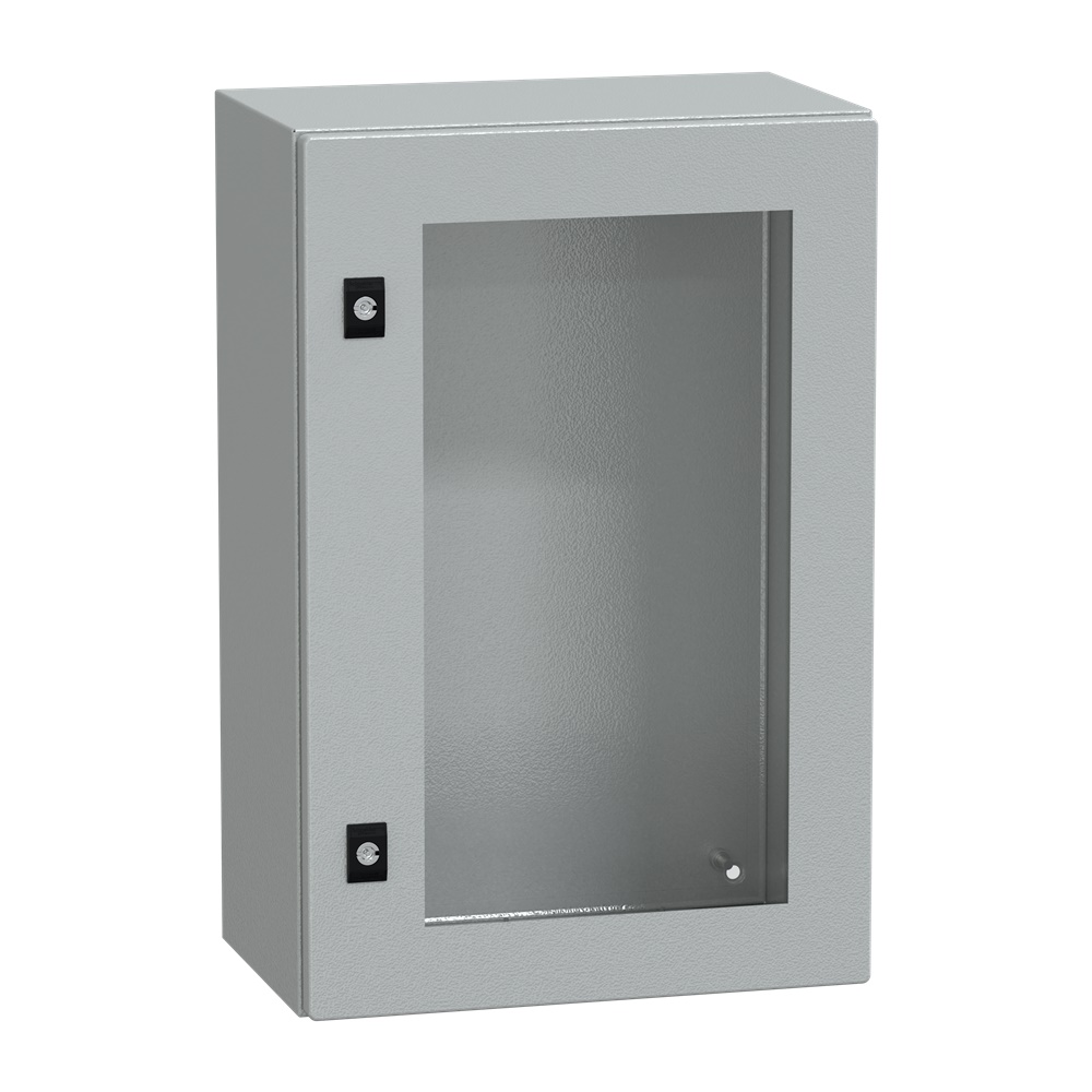 Cassetta acciaio montaggio parete 600x400x250 porta trasparente IP66 IK08 PanelSeT CRN