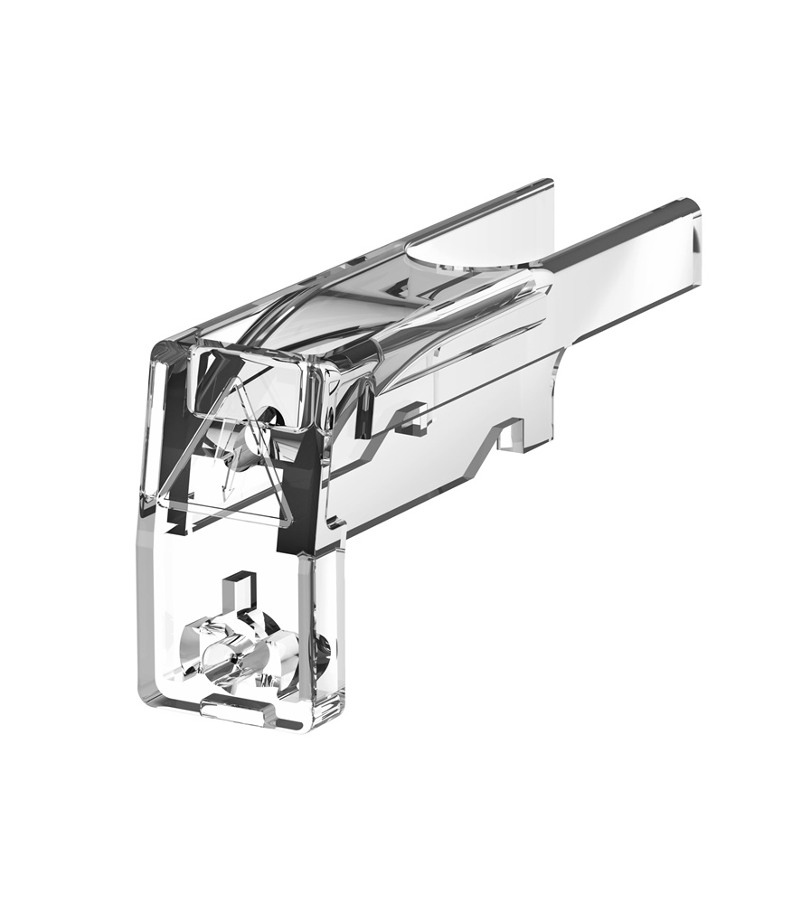 Terminal shroud 1 polo trasparente snap-on per interruttori OT Plus serie OT16-63G1