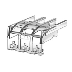 Terminal shroud 3 poli trasparente snap-on per interruttori OT Plus serie OT16-63G1