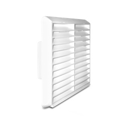 Griglia fissa antivolatile bianca diametro 100 mm
