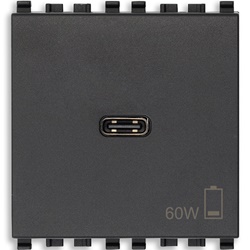 ALIMENTATORE USB C 60W PD GRIGIO