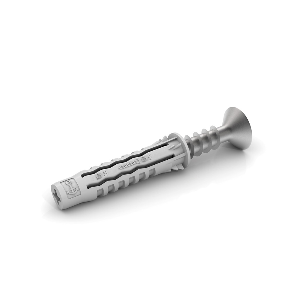 TASSELLO NYLON 50 PZ 8X40 MM + VITI