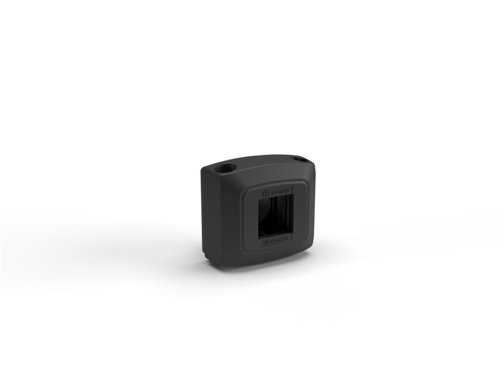 PASS.DIVIS IP66 M25 NERO PER 1 GOMM