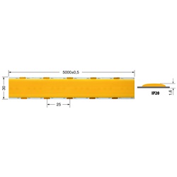 S.L COB 5FIL 40W/M 24V 4000K IP20