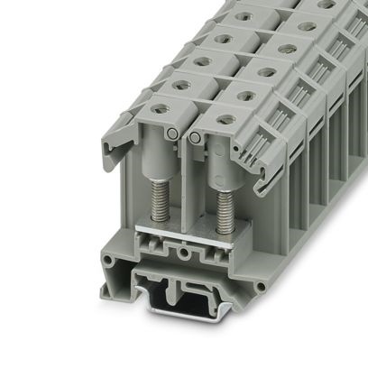 Morsetto passante 25mm² 101A 800V montaggio NS35 elettrico