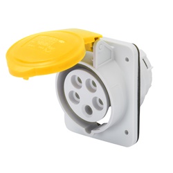 Presa industriale IEC 309 HP 3P+T 32A 110V IP44 protezione 4H uso mobile