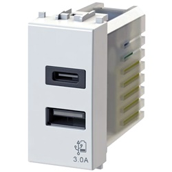 PRESA USB 3.0A COMP.BTICINO LIVIN