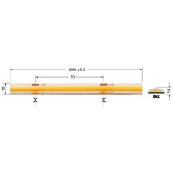 S.LED COB 16W/M 24V BCC IP65 CR90