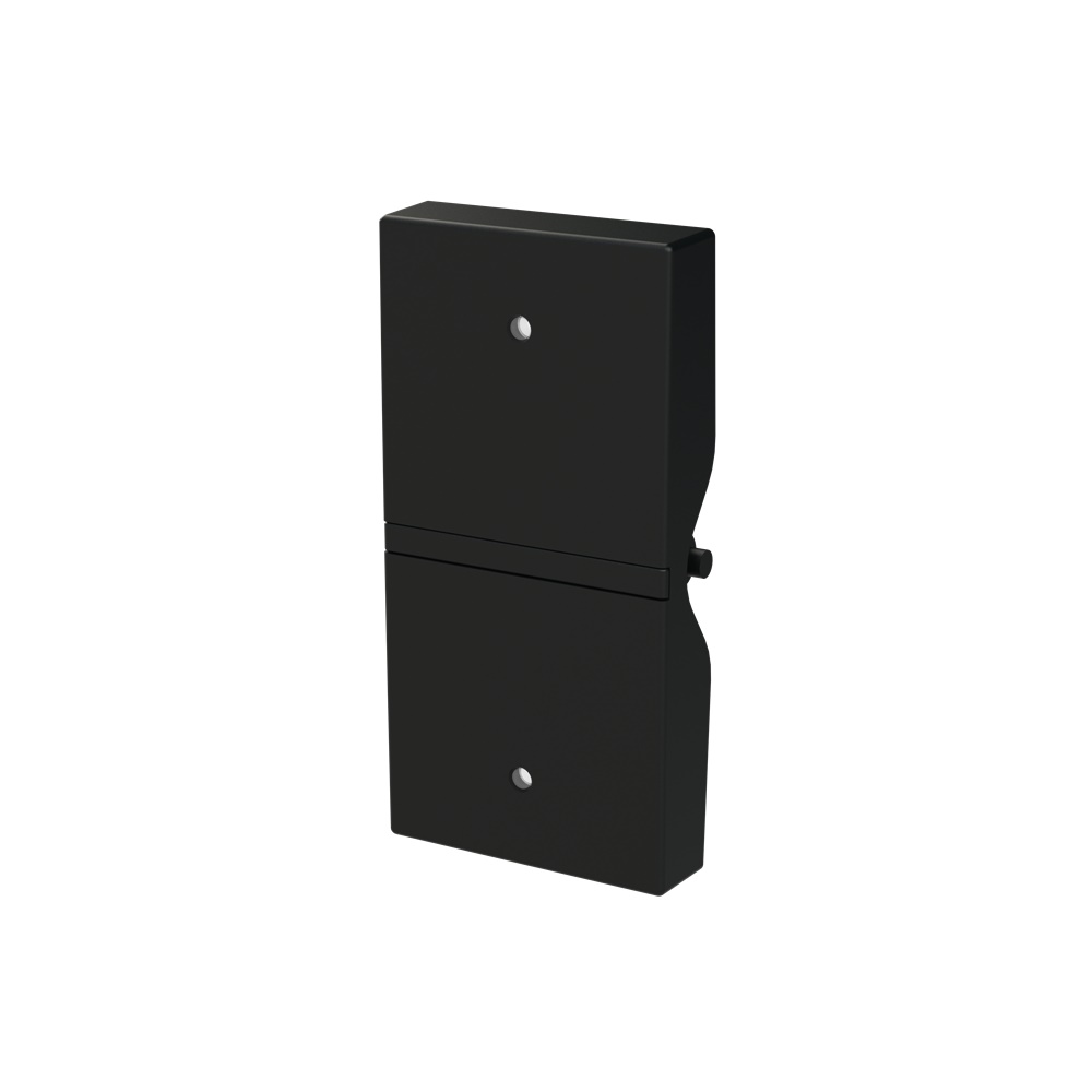 Rocker copertura senza simbolo 1 modulo nero opaco per KNX
