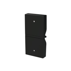 Rocker copertura senza simbolo 1 modulo nero opaco per KNX