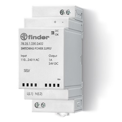 Alimentatore switching 25W 24V DC 1A per uso industriale e domestico